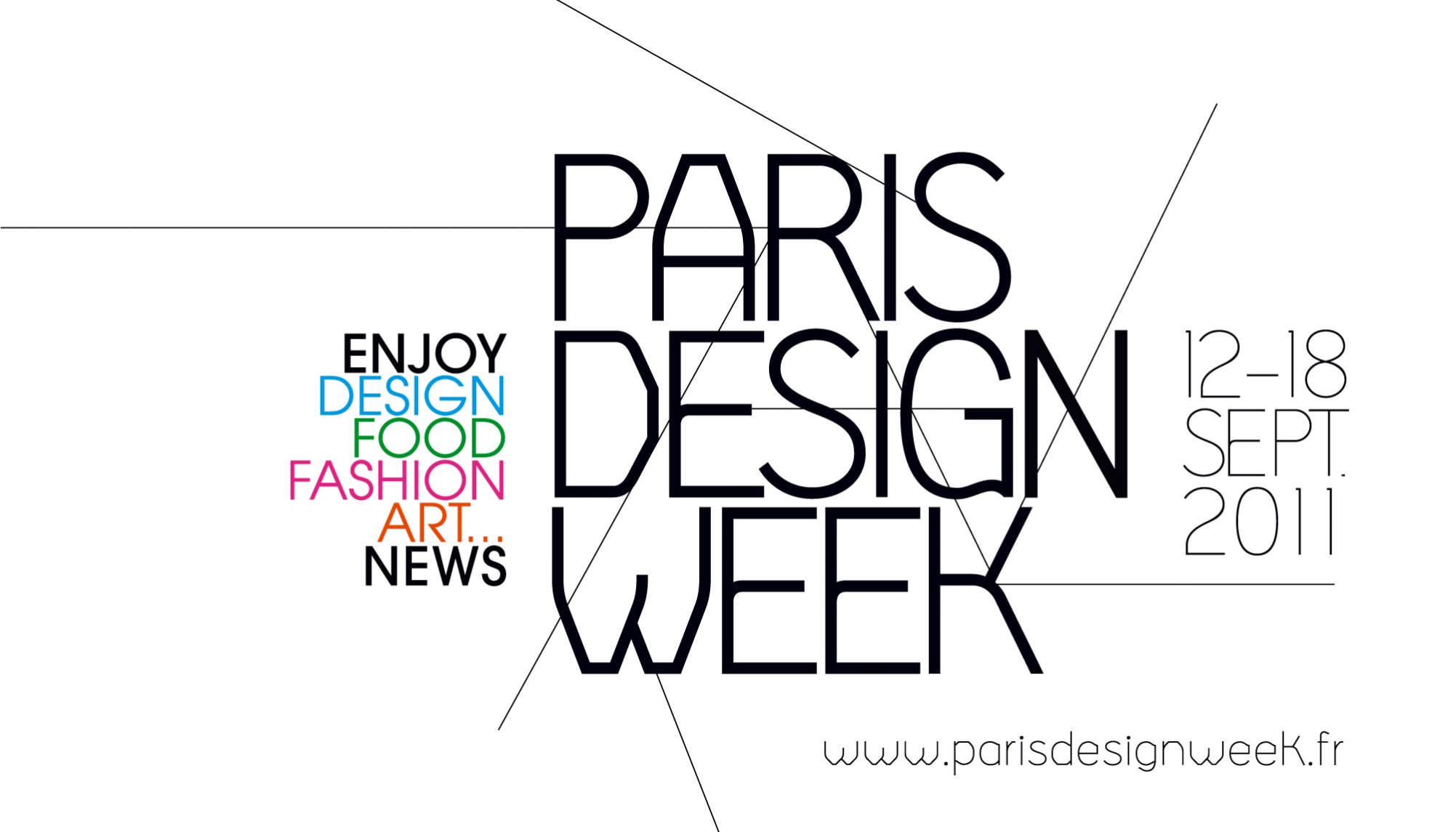 Enjoy design. Design week. Paris Design week. Paris Design week 2022. Paris Fashion week logo.